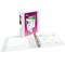 Avery Durable View 3 Ring Binders, 1.5 Inch Slant Rings, 375-Sheet Capacity, DuraHinge, 2.1 Inch Wide Spine, Colors Received Will Vary: Black, Bright Blue, Teal, Lavender, or White, 1 Binder (17028)